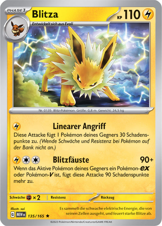 MEW135 - Blitza - 151 - KP 3.5 - (MEW135/165)