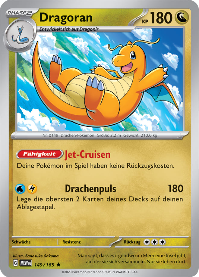 MEW149 - Dragoran - 151 - KP 3.5 - (MEW149/165)