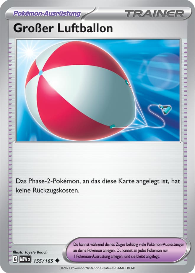 MEW155 - Großer Luftballon - 151 - KP 3.5 - (MEW155/165)