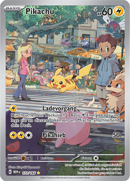 MEW173 - Pikachu - 151 - KP 3.5 - (MEW173/165)