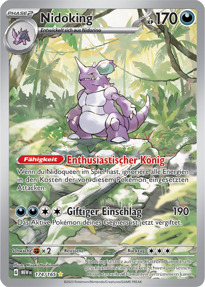 MEW174 - Nidoking - 151 - KP 3.5 - (MEW174/165)