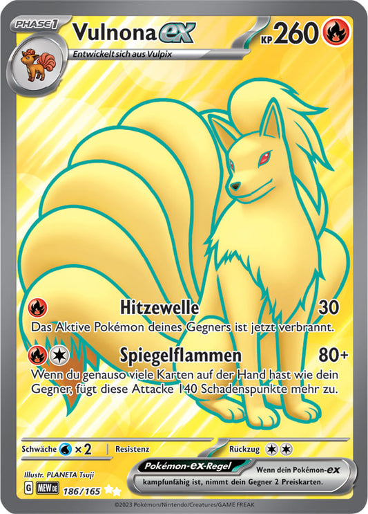 MEW186 - Vulnona EX - 151 - KP 3.5 - (MEW186/165)