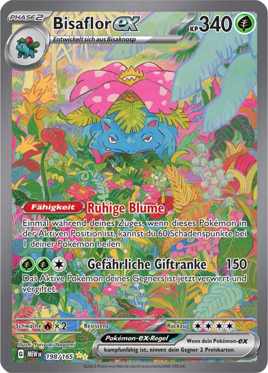 MEW198 - Bisaflor EX - 151 - KP 3.5 - (MEW198/165)