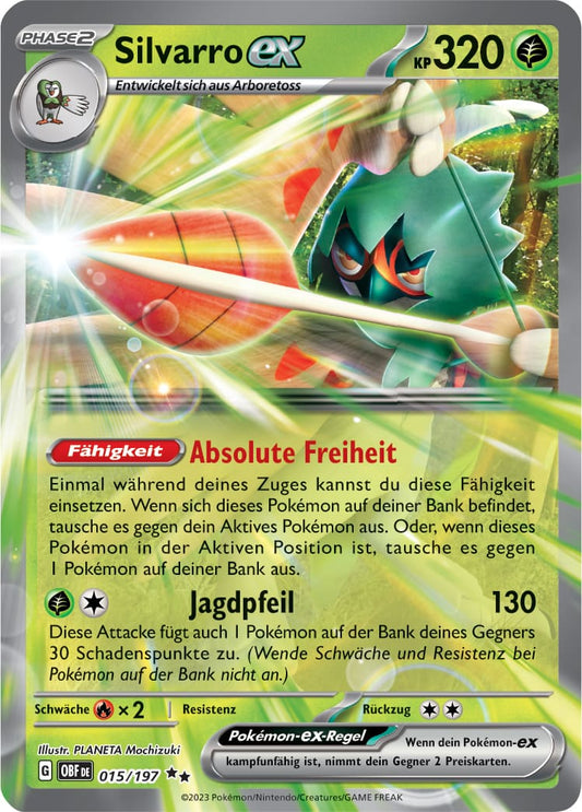 OBF015 - Silvarro EX - Obsidianflammen - KP 03 - (OBF015/197)