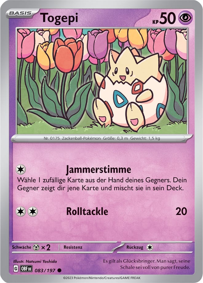 OBF083 - Togepi - Obsidianflammen - KP 03 - (OBF083/197)