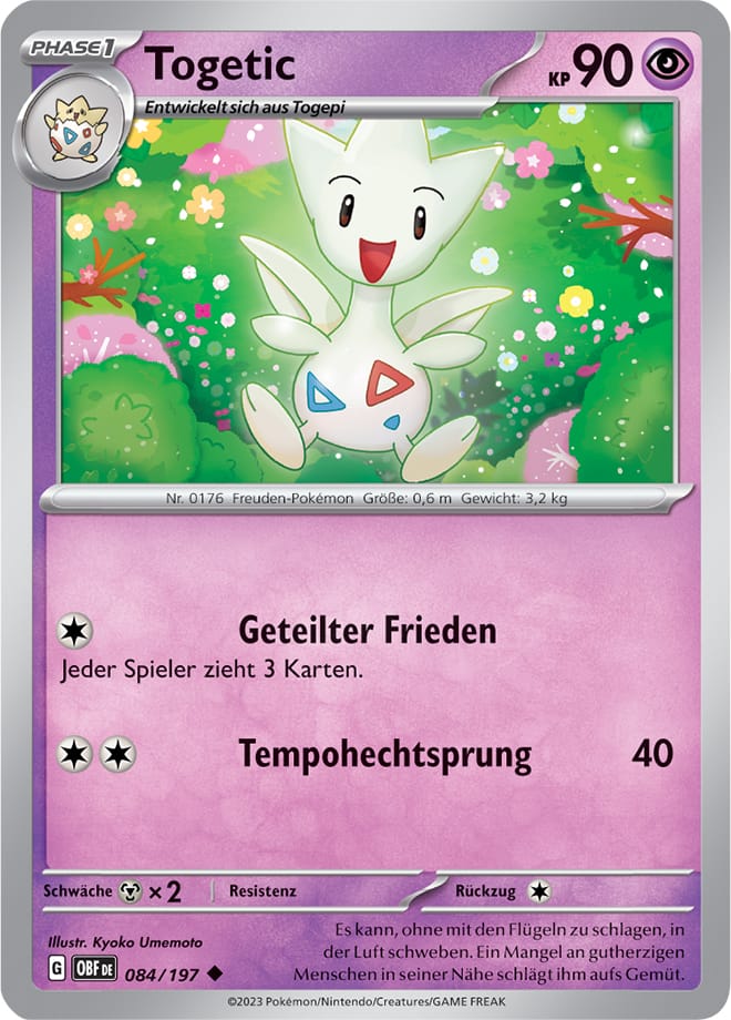 OBF084 - Togetic - Obsidianflammen - KP 03 - (OBF084/197)
