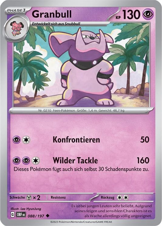 OBF088 - Granbull - Obsidianflammen - KP 03 - (OBF088/197)