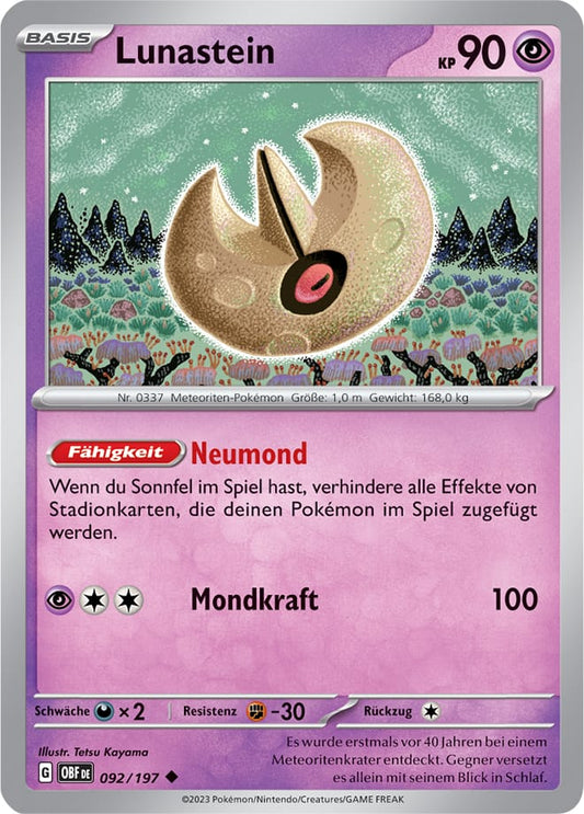 OBF092 - Lunastein - Obsidianflammen - KP 03 - (OBF092/197)