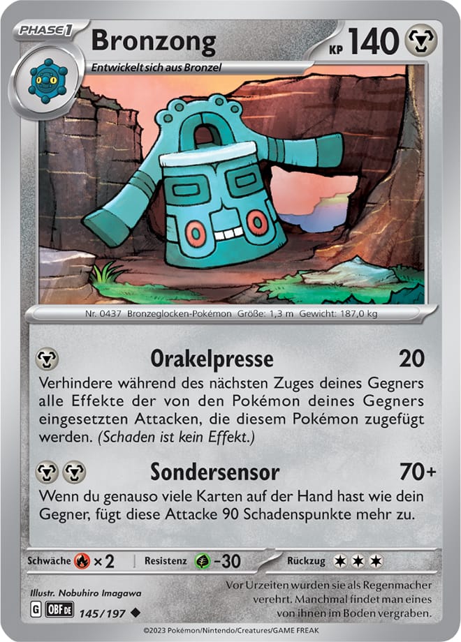 OBF145 - Bronzong - Obsidianflammen - KP 03 - (OBF145/197)