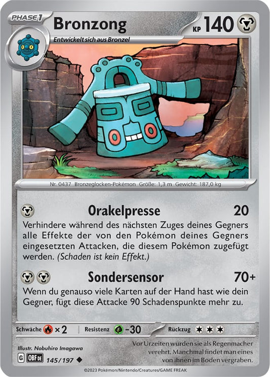 OBF145 - Bronzong - Obsidianflammen - KP 03 - (OBF145/197)