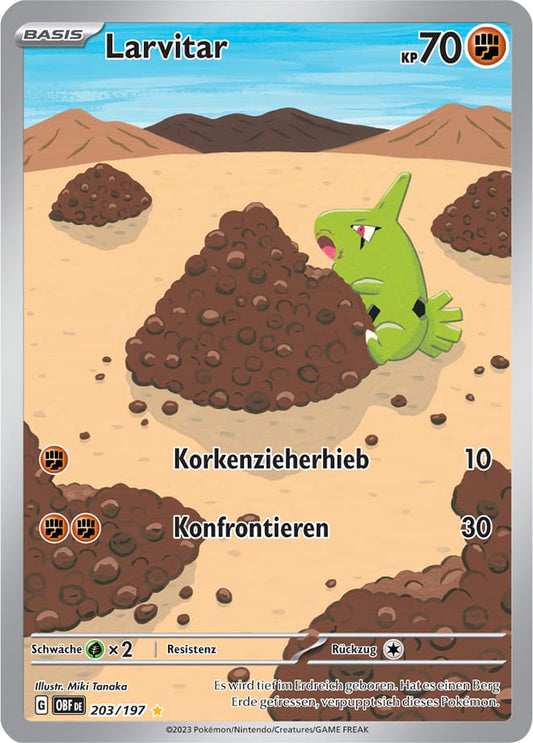 OBF203 - Larvitar - Obsidianflammen - KP 03 - (OBF203/197)