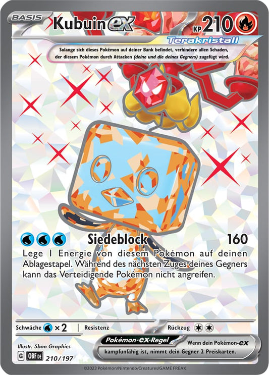 OBF210 - Kubuin EX - Obsidianflammen - KP 03 - (OBF210/197)