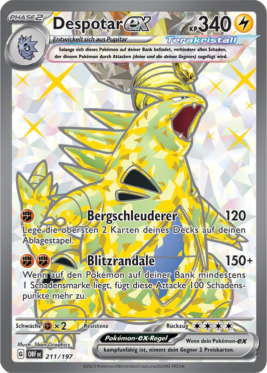OBF211 - Despotar EX - Obsidianflammen - KP 03 - (OBF211/197)