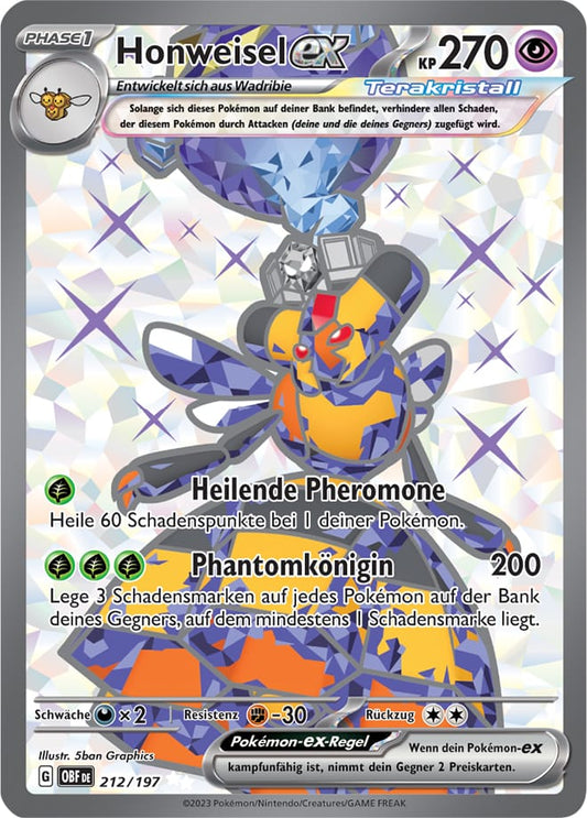 OBF212 - Honweisel EX - Obsidianflammen - KP 03 - (OBF212/197)