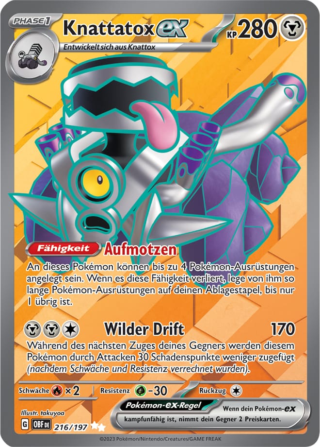 OBF216 - Knattatox EX - Obsidianflammen - KP 03 - (OBF216/197)