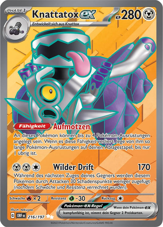 OBF216 - Knattatox EX - Obsidianflammen - KP 03 - (OBF216/197)