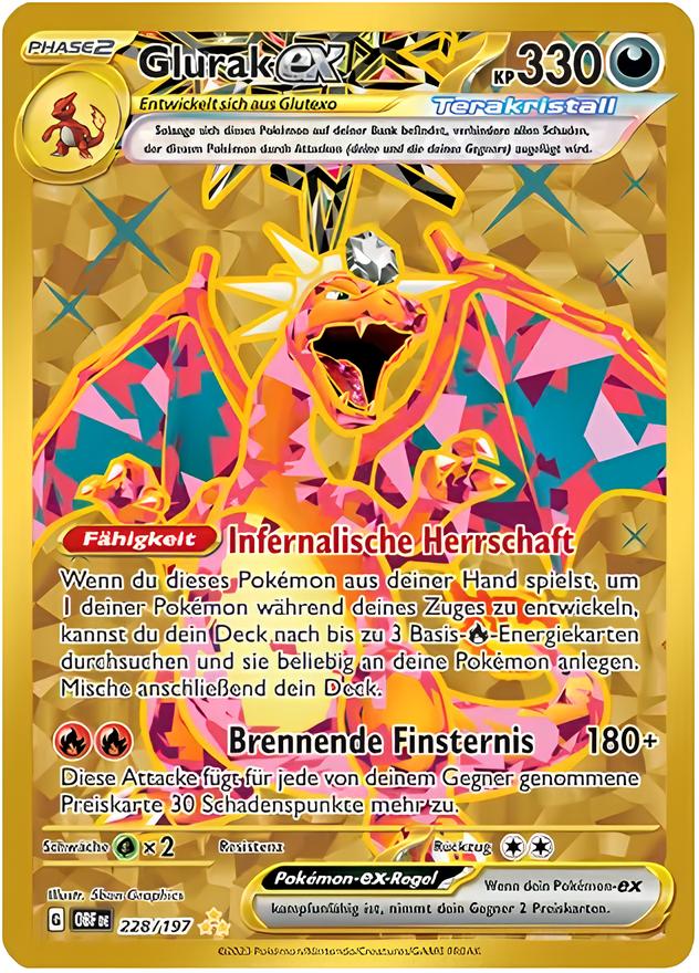OBF228 - Glurak EX - Obsidianflammen - KP 03 - (OBF228/197)
