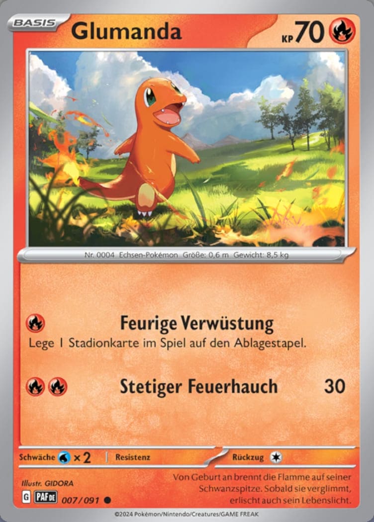 PAF007 - Glumanda - Paldeas Schicksale - KP 4.5 - (PAF007/91)