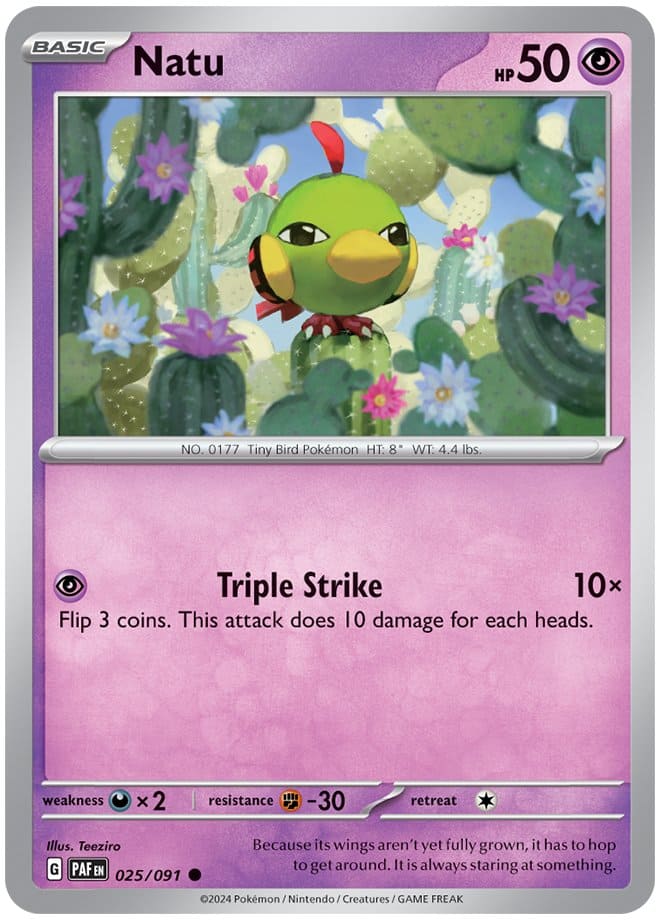 PAF025 - Natu - Paldeas Schicksale - KP 4.5 - (PAF025/91)