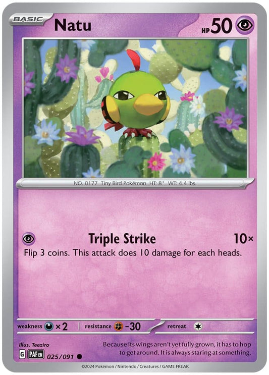 PAF025 - Natu - Paldeas Schicksale - KP 4.5 - (PAF025/91)