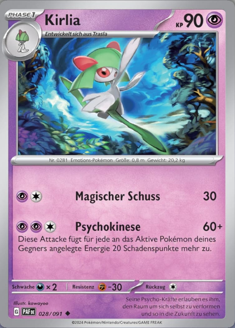 PAF028 - Kirlia - Paldeas Schicksale - KP 4.5 - (PAF028/91)