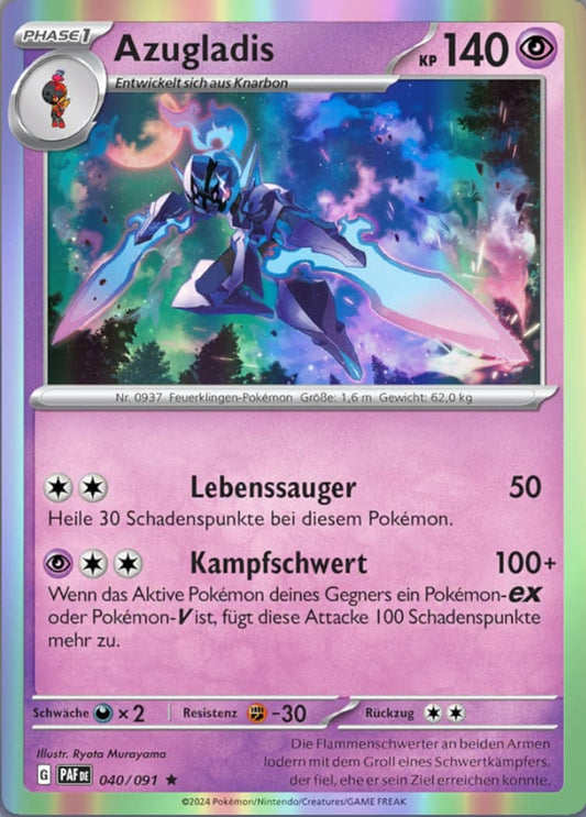 PAF040 - Azugladis - Paldeas Schicksale - KP 4.5 - (PAF040/91)