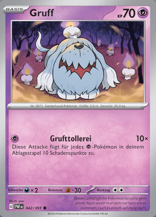 PAF042 - Gruff - Paldeas Schicksale - KP 4.5 - (PAF042/91)