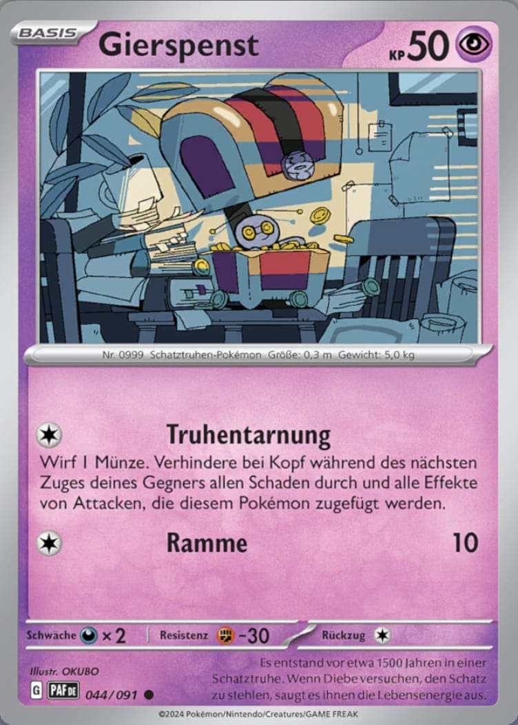 PAF044 - Gierspenst - Paldeas Schicksale - KP 4.5 - (PAF044/91)