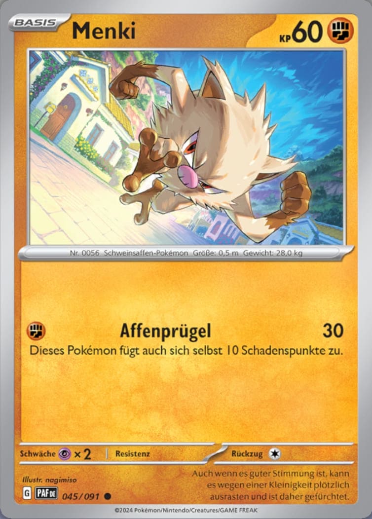 PAF045 - Menki - Paldeas Schicksale - KP 4.5 - (PAF045/91)