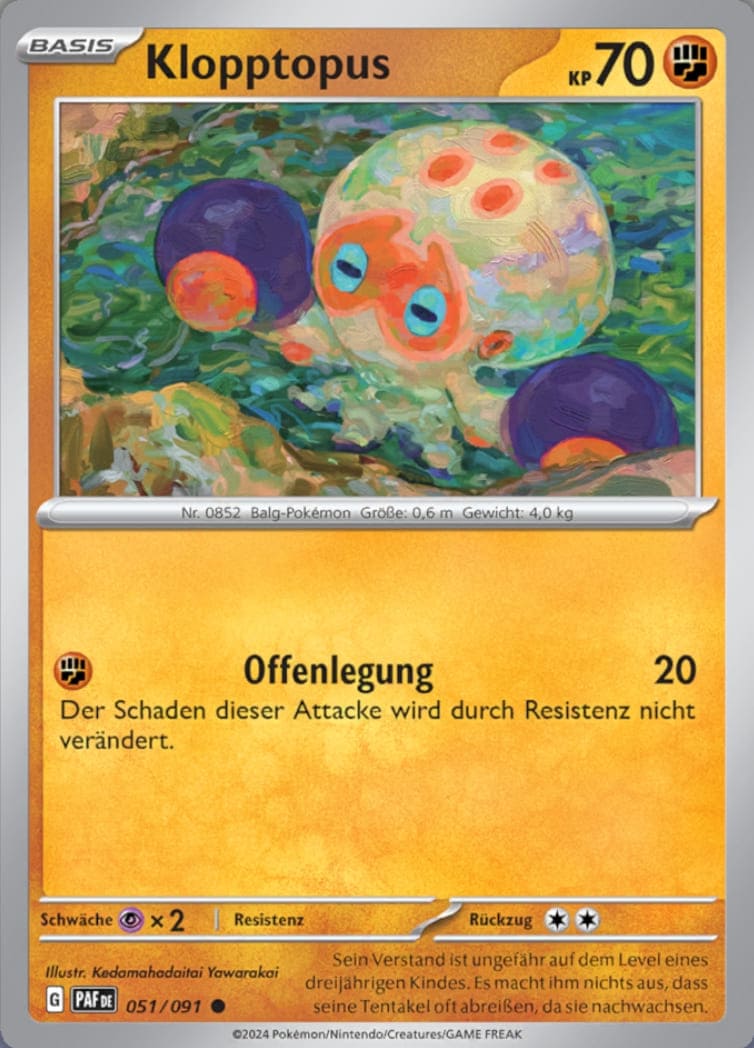 PAF051 - Klopptopus - Paldeas Schicksale - KP 4.5 - (PAF051/91)