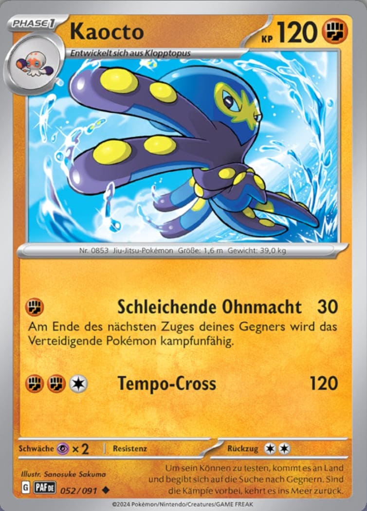 PAF052 - Kaocto - Paldeas Schicksale - KP 4.5 - (PAF052/91)