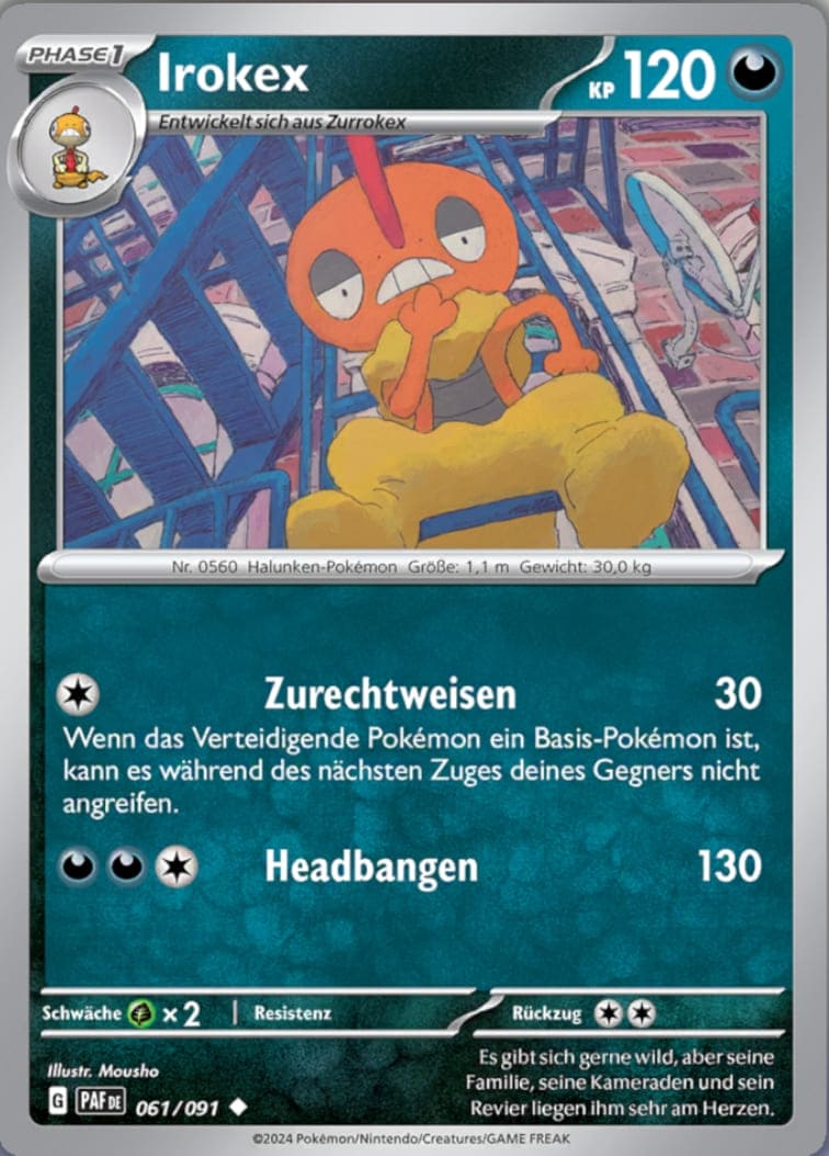 PAF061 - Irokex - Paldeas Schicksale - KP 4.5 - (PAF061/91)