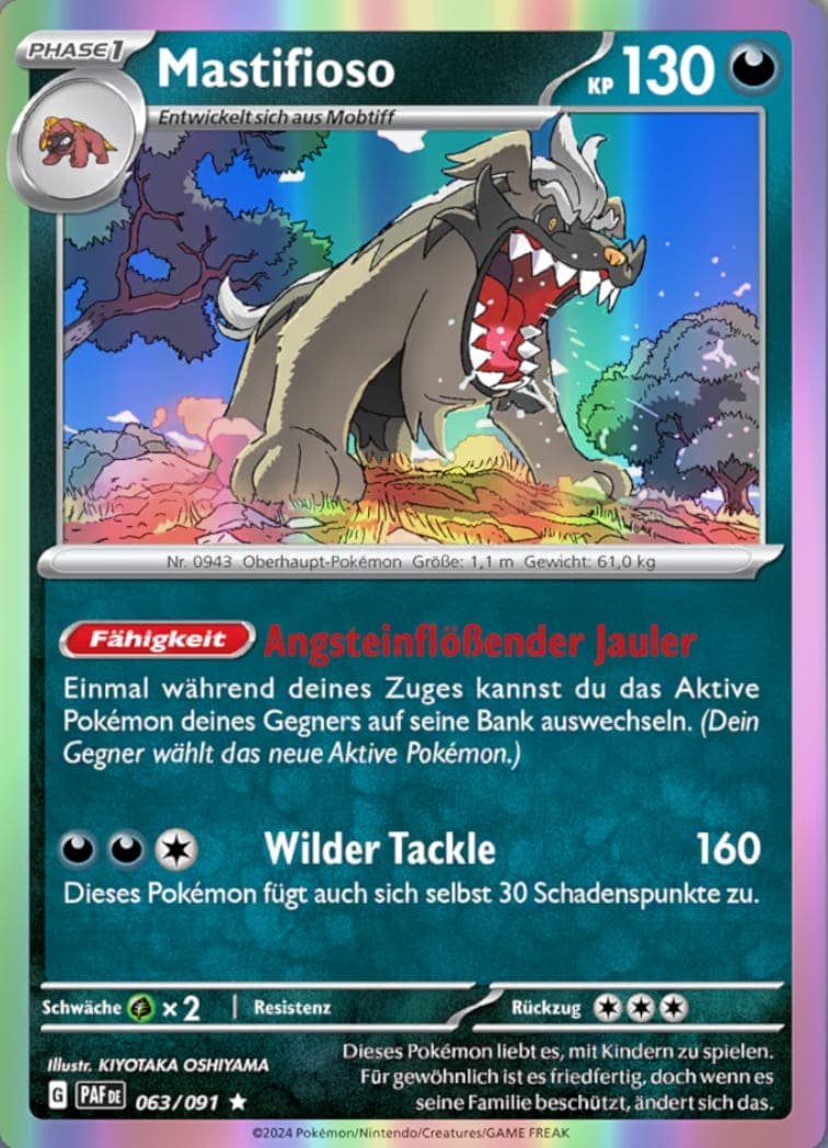 PAF063 - Mastifioso - Paldeas Schicksale - KP 4.5 - (PAF063/91)