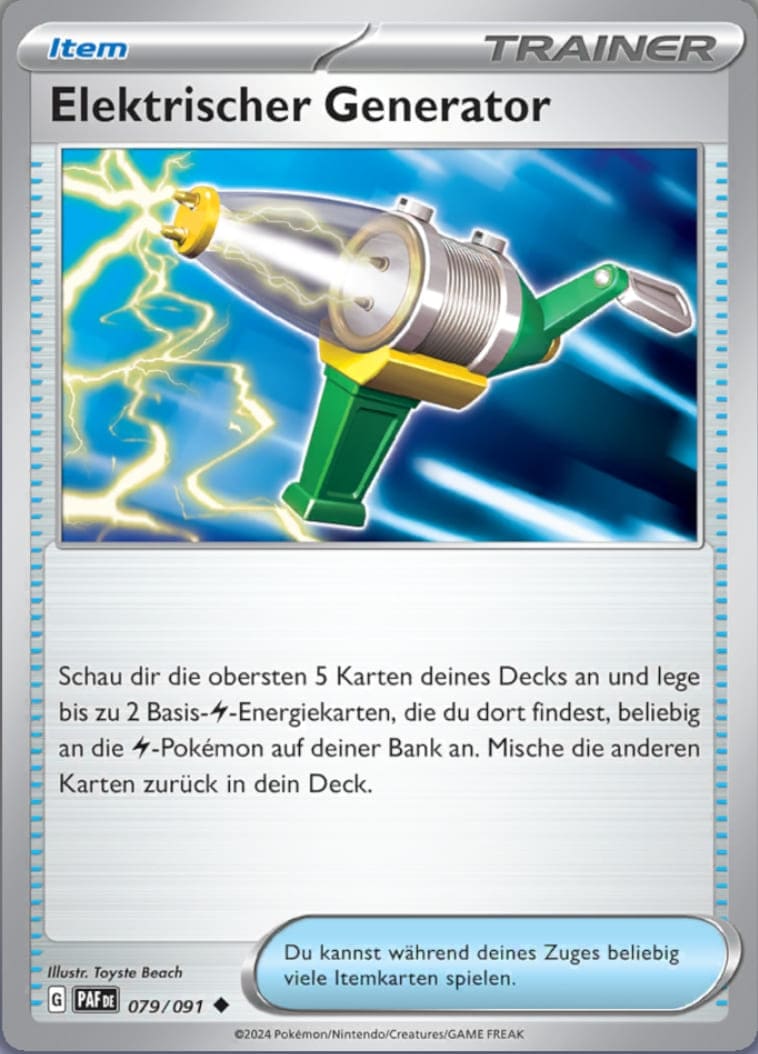 PAF079 - Elektrischer Generator - Paldeas Schicksale - KP 4.5 - (PAF079/91)