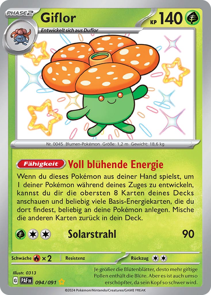 PAF094 - Giflor  - Paldeas Schicksale - KP 4.5 - (PAF094/91)