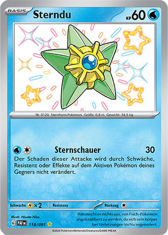 PAF118 - Sterndu  - Paldeas Schicksale - KP 4.5 - (PAF118/91)