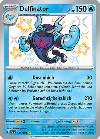 PAF124 - Delfinator  - Paldeas Schicksale - KP 4.5 - (PAF124/91)