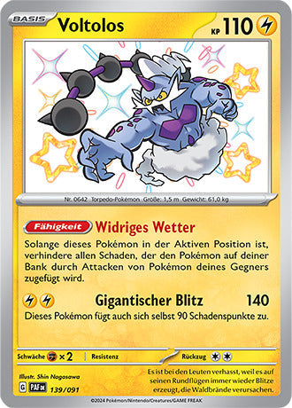 PAF139 - Voltolos  - Paldeas Schicksale - KP 4.5 - (PAF139/91)