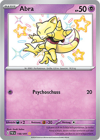 PAF148 - Abra  - Paldeas Schicksale - KP 4.5 - (PAF148/91)