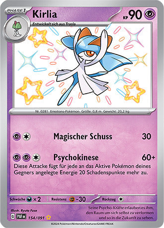 PAF154 - Kirlia  - Paldeas Schicksale - KP 4.5 - (PAF154/91)