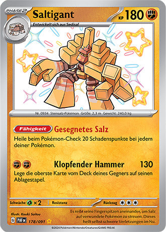 PAF178 - Saltigant - Paldeas Schicksale - KP 4.5 - (PAF178/91)