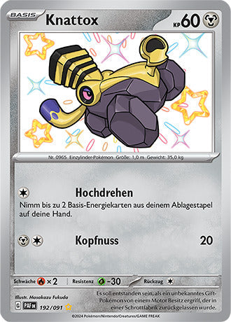PAF192 - Knattox - Paldeas Schicksale - KP 4.5 - (PAF192/91)