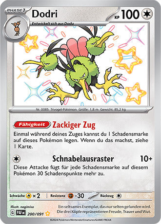PAF200 - Dodri - Paldeas Schicksale - KP 4.5 - (PAF200/91)