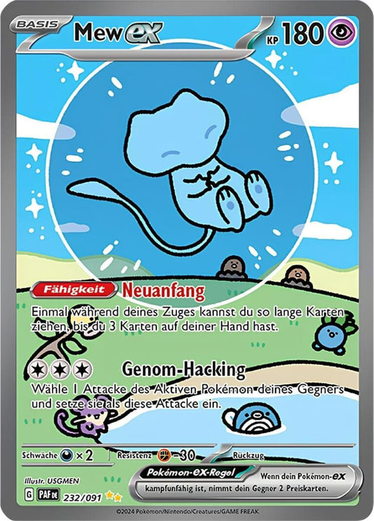 PAF232 - Mew - Paldeas Schicksale - KP 4.5 - (PAF232/91)