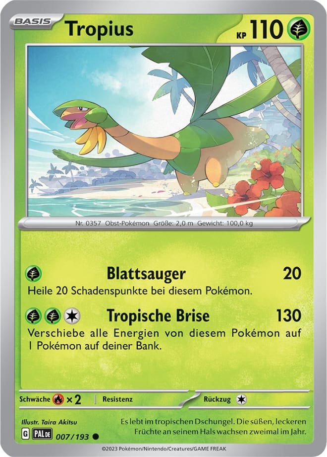 PAL007 - Tropius - Entwicklungen in Paldea - KP 02 - (PAL007/193)