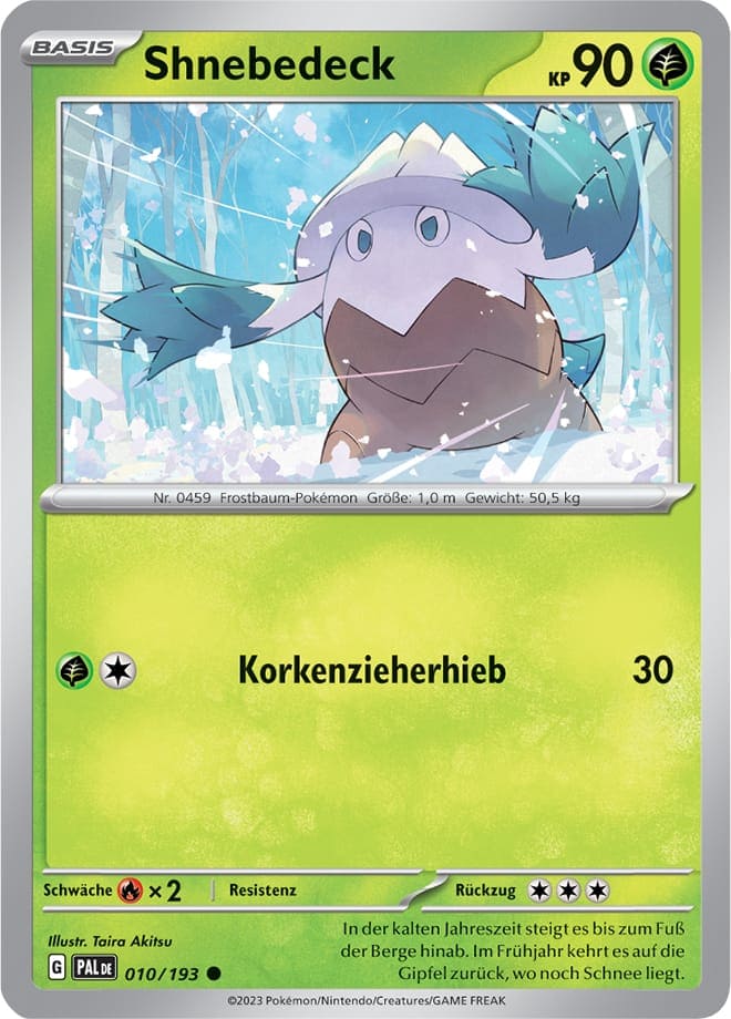 PAL010 - Shnebedeck - Entwicklungen in Paldea - KP 02 - (PAL010/193)
