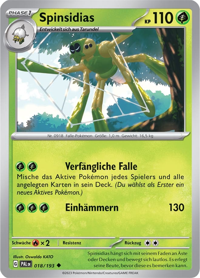 PAL018 - Spinsidias - Entwicklungen in Paldea - KP 02 - (PAL018/193)