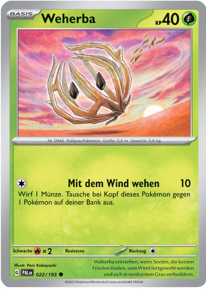 PAL022 - Weherba - Entwicklungen in Paldea - KP 02 - (PAL022/193)