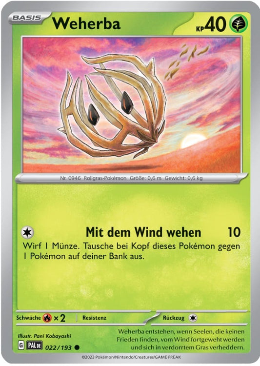 PAL022 - Weherba - Entwicklungen in Paldea - KP 02 - (PAL022/193)
