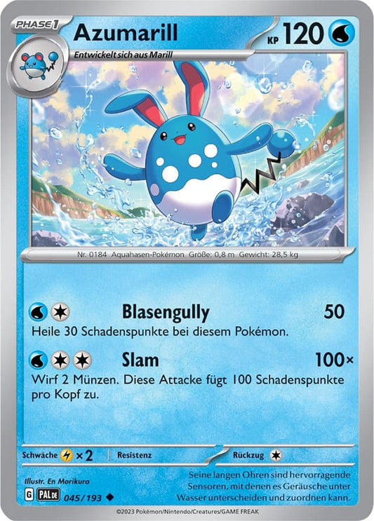 PAL045 - Azumarill - Entwicklungen in Paldea - KP 02 - (PAL045/193)